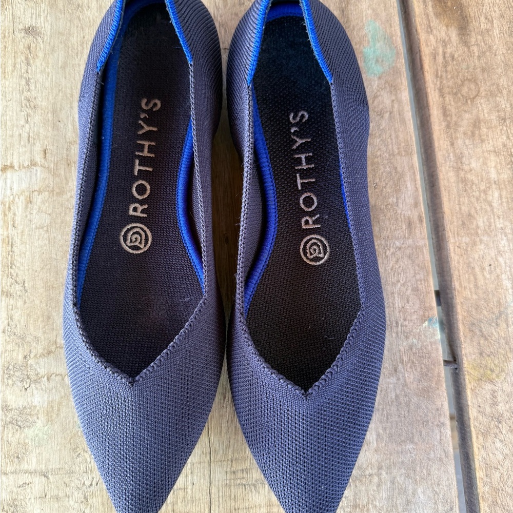 Rothy's The Point (O.G.) Navy Flats